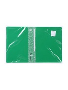 Папка с 60 вкладышами А4, 500 мкм, Calligrata, карман на корешке, зелёная - Фото 6