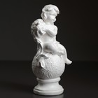 Фигура "Ангел с арфой" белый 16х16х34см - Фото 2