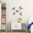 Декор настенный «Бабочки», 5 элементов, панно, 7-11×12 см - Фото 1