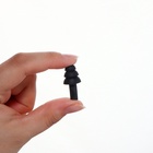 Беруши, 3×1.3 см, фасовка 10 пар, силиконовые, в футляре, чёрный - Фото 3