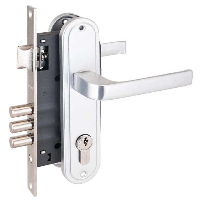 Замок врезной с/руч «Апекс» 1526/60-CR, цвет хром, м/о 70 мм - Фото 1