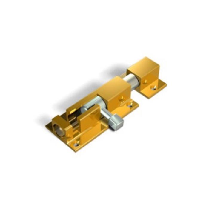 Шпингалет накладной "Апекс" DB-05-50-G (500-50-G), цвет золото - Фото 1