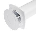 Клапан приточный ERA 10КП, d=100 мм, длина 500 мм, внешняя решетка из ABS-пластика - фото 21272404