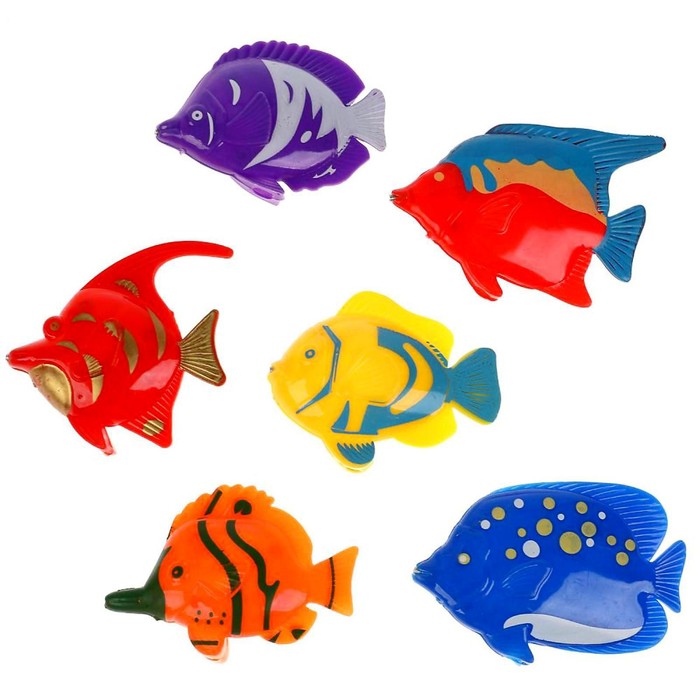 Игровой набор «Рыбалка. Синий трактор» магнитный, МИКС 49865