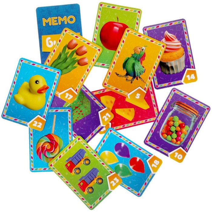 Игра карточная Мемо «Буба», 50 карточек 65х95 мм - фото 1907238377
