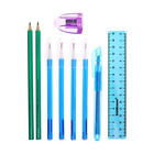 Пенал - тубус с наполнением Calligrata, 65×210 мм, 10 предметов, синий - Фото 9