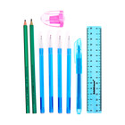 Пенал - тубус с наполнением Calligrata, 65×210 мм, 10 предметов, синий - Фото 10