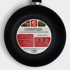 Сковорода Доляна «Элит», d=26 см, антипригарное покрытие, пластиковая ручка, алюминий, чёрная - Фото 6