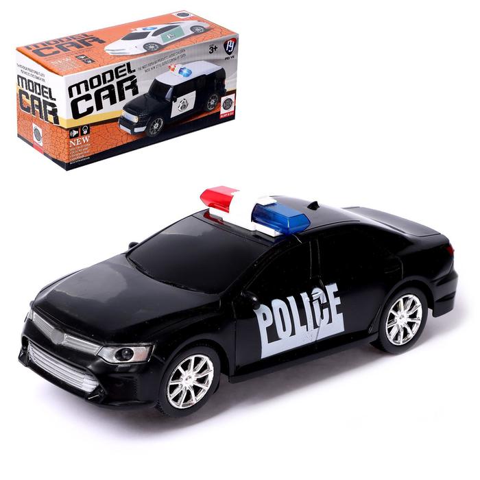 Машина «Полиция», работает от батареек, свет и звук - Фото 1