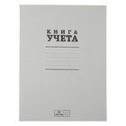 Книга учёта А4, 80 листов в клетку, на скрепке, картонная обложка - Фото 1