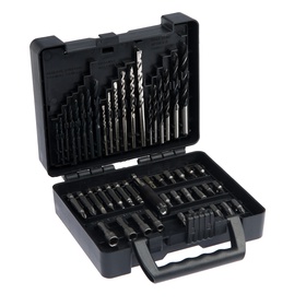 УЦЕНКА Набор универсальный ТУНДРА, сверла по дереву, бетону и металлу, биты, 50 шт. 7000344
