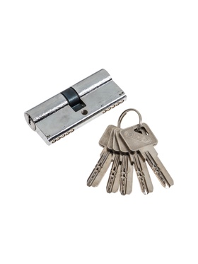 {{photo.Alt || photo.Description || 'УЦЕНКА Цилиндровый механизм, 70 мм, перфор. ключ, 5 ключей, цвет хром'}}