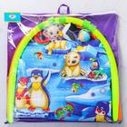 Развивающий коврик с дугами «Арктика», 100х87 см, 4 игрушки, Дельфин - Фото 4