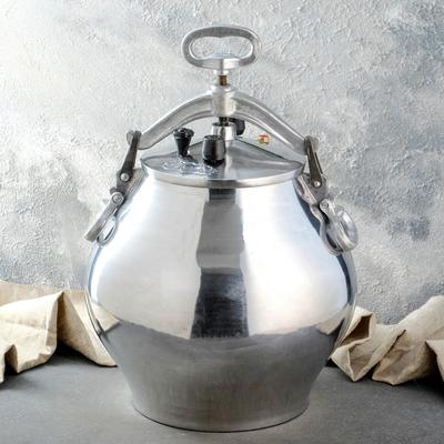 Афганский казан, 30 л, полированный, алюминий