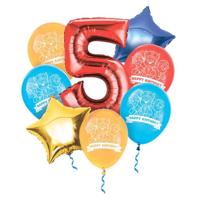 Воздушные шары, набор "С Днем Рождения 5 лет" - Фото 1