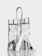 Набор для специй Доляна «Эксклюзив», 40 мл, 2 предмета: солонка, перечница, салфетница - подставка, стекло, пластик, прозрачный - Фото 2