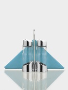 Набор для специй Доляна «Эксклюзив», 40 мл, 2 предмета: солонка, перечница, салфетница - подставка, стекло, пластик, прозрачный - Фото 7