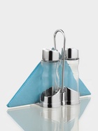 Набор для специй Доляна «Эксклюзив», 40 мл, 2 предмета: солонка, перечница, салфетница - подставка, стекло, пластик, прозрачный - Фото 8