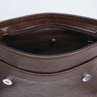 Сумка мужская, цвет коричневый - Фото 3