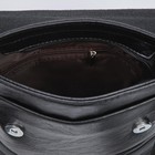 Планшет мужской, отдел на молнии, наружный карман, длинный ремень, цвет чёрный - Фото 3