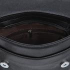 Планшет мужской на молнии, наружный карман, длинный ремень, цвет чёрный - Фото 3