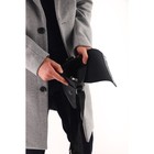 Планшет мужской на молнии, наружный карман, длинный ремень, цвет чёрный - Фото 7