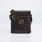 Сумка мужская, цвет коричневый - Фото 2