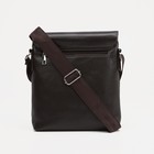 Сумка мужская, цвет коричневый - Фото 2