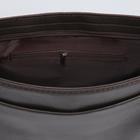 Сумка мужская, цвет коричневый - Фото 3