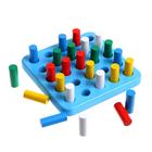 Мозаика деревянная «Весёлые столбики» 25 элементов - Фото 5