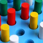 Мозаика деревянная «Весёлые столбики» 25 элементов - Фото 6