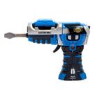 Робот с трансформацией «Шуруповёрт», работает от батареек, цвет синий - Фото 6