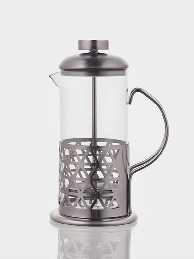 Френч-пресс стеклянный Доляна «Фараон», 350 мл, 13×9×19 см