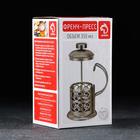 Френч-пресс стеклянный Доляна «Фараон», 350 мл, 13×9×19 см - фото 68054560