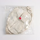 Корзина бельевая текстильная Доляна «Монро», 35×45 см, цвет белый - фото 6421692