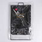 Корзина для белья Доляна «Монро», 40×26×50 см, цвет чёрная - Фото 6