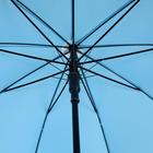 Зонт - трость полуавтоматический «Однотонный», ветроустойчивый, 9 спиц, R = 51 см, цвет МИКС - Фото 3