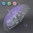 Зонт - трость полуавтоматический «Spring», 8 спиц, R = 46 см, цвет МИКС - фото 11827483