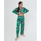Пижама женская (рубашка и брюки) KAFTAN "Tropic", р. 44-46 - Фото 5
