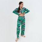 Пижама женская (рубашка и брюки) KAFTAN "Tropic", р. 44-46 - Фото 11