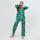 Пижама женская (рубашка и брюки) KAFTAN "Tropic", р. 44-46 - Фото 1