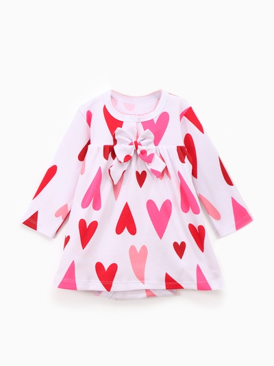 Платье - боди для девочки «Крошка Я. Сердца», рост 80-86 см