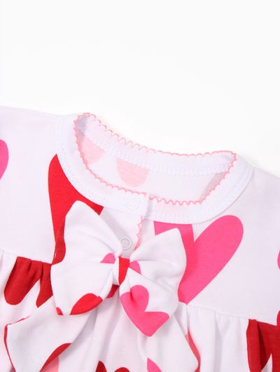 Платье - боди для девочки «Крошка Я. Сердца», рост 86-92 см
