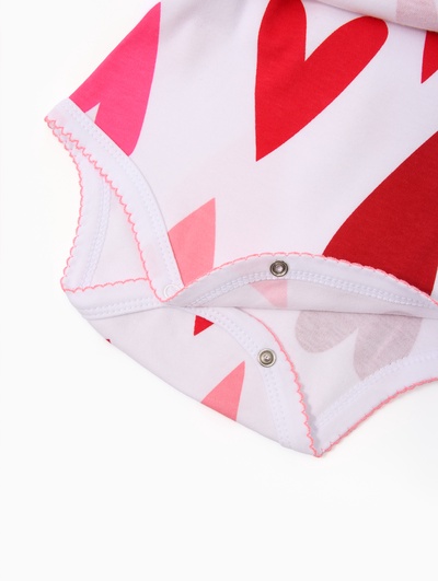 Платье - боди для девочки «Крошка Я. Сердца», рост 86-92 см