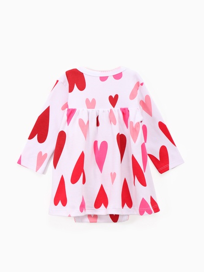 Платье - боди для девочки «Крошка Я. Сердца», рост 86-92 см