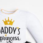Боди с юбкой Крошка Я "Daddy's princess" рост 80-86 см - фото 804505753
