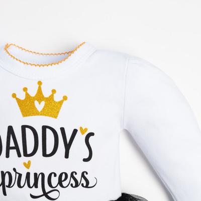 Боди с юбкой «Крошка Я» Daddy's princess, рост 86-92 см