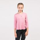 Школьная блузка для девочки, цвет розовый, рост 122 см - Фото 2