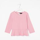 Школьная блузка для девочки, цвет розовый, рост 122 см - Фото 4