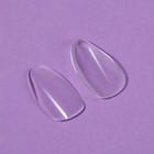 Типсы для наращивания ногтей, 100 шт., форма овал, полное покрытие, в контейнере, прозрачные - Фото 4